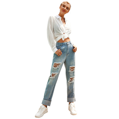 High Waist Women's Denim Jeans
