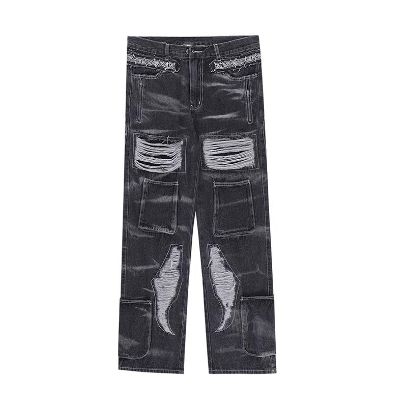 Loose Viral Washed Jeans