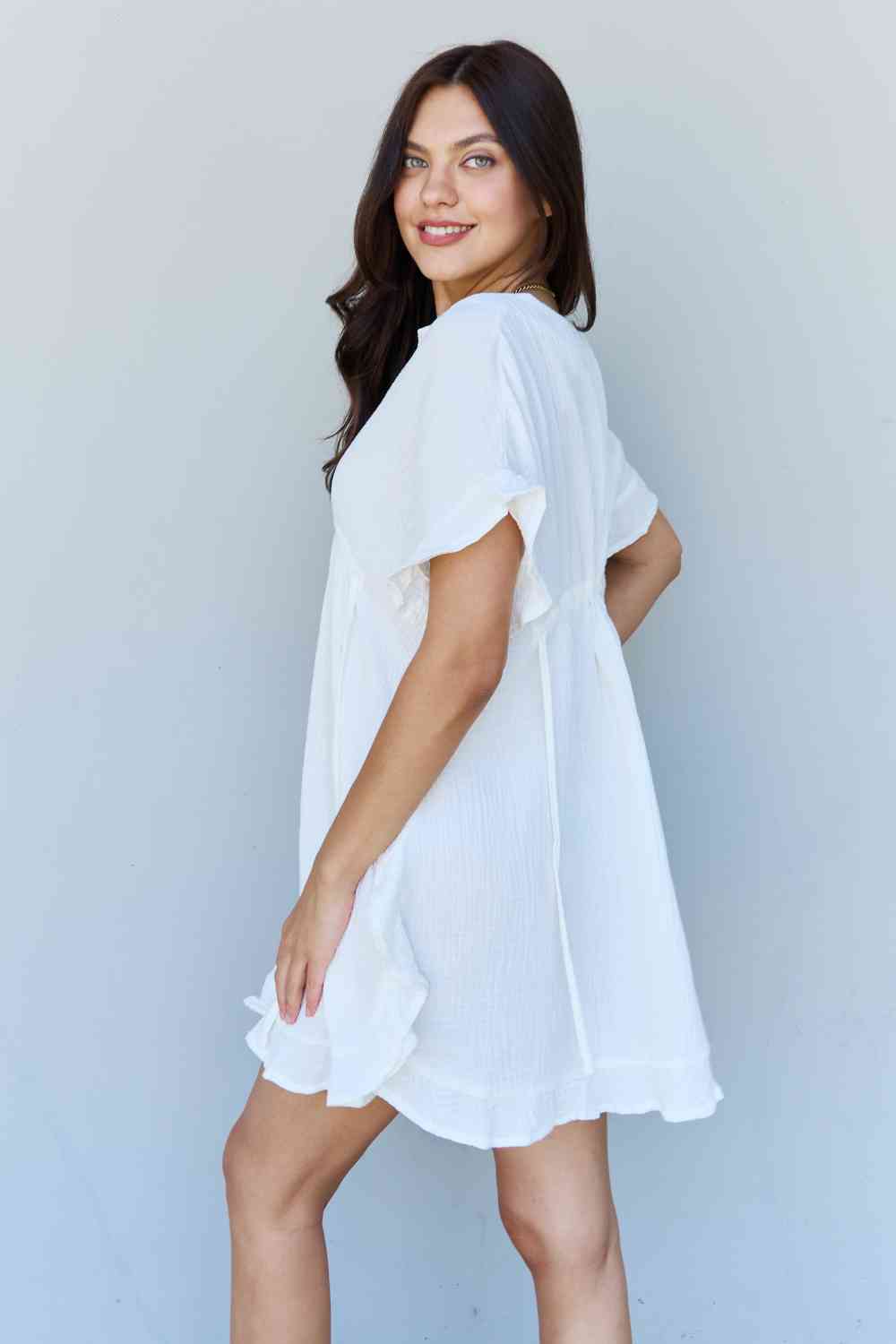 Ninexis Ruffle Hem Dress