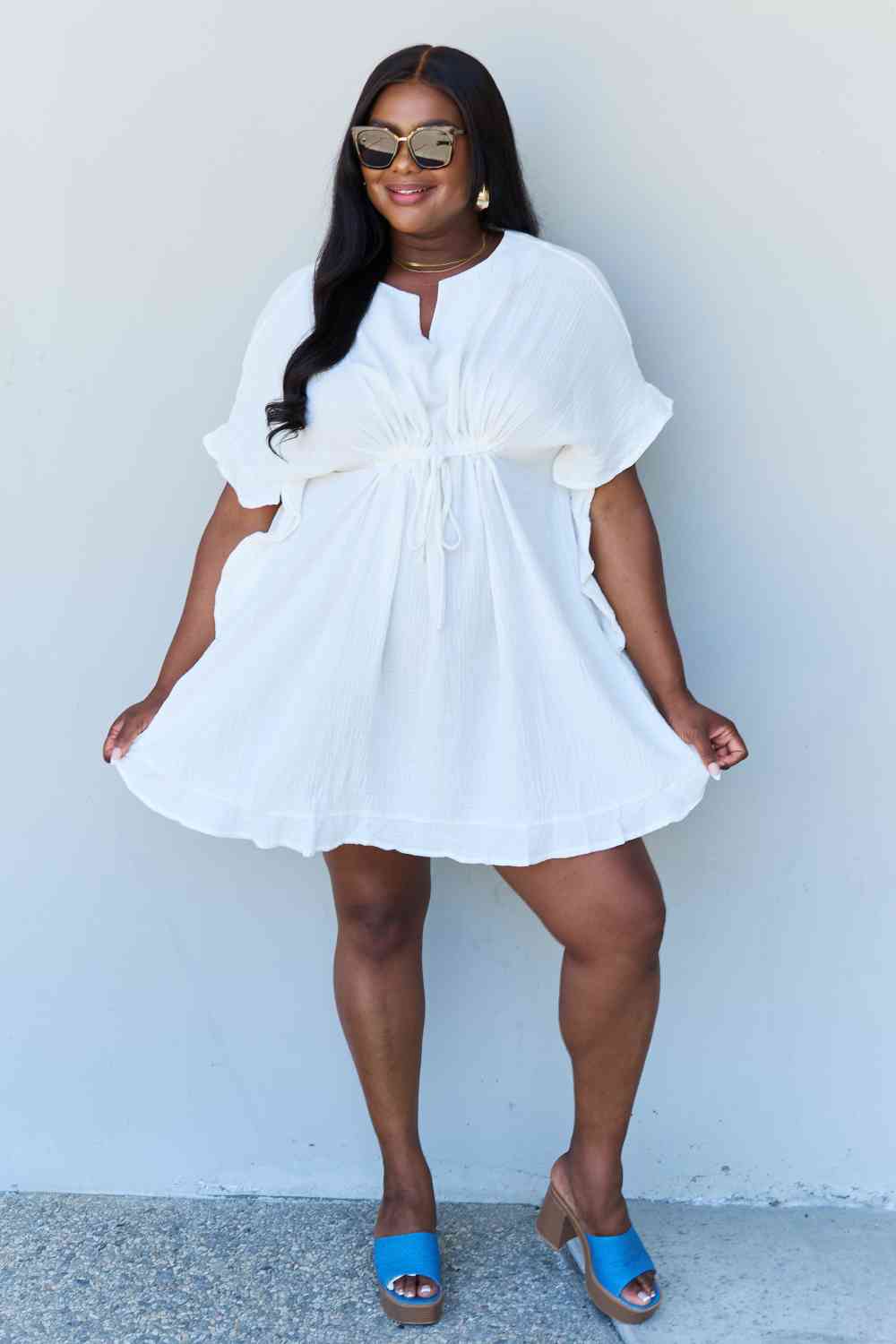 Ninexis Ruffle Hem Dress