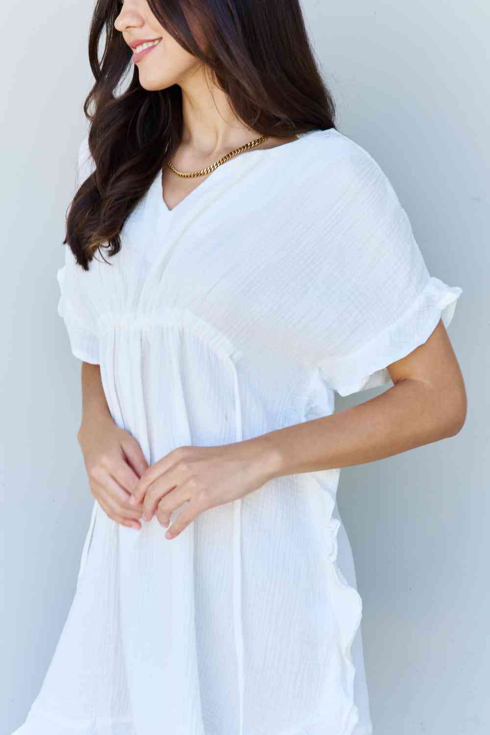 Ninexis Ruffle Hem Dress