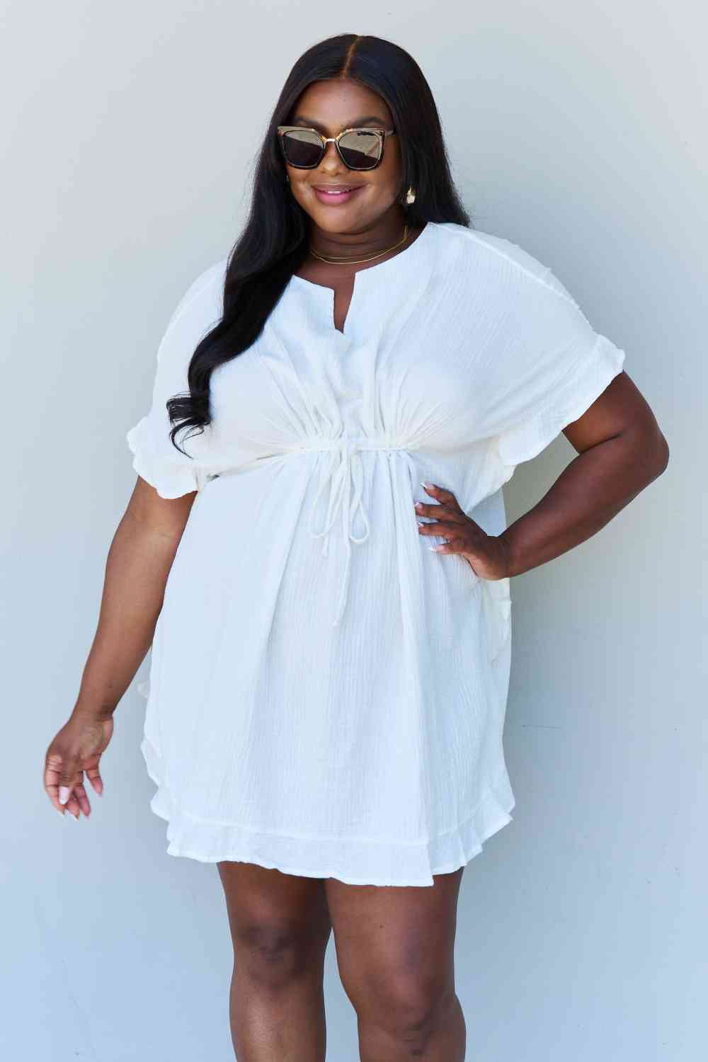 Ninexis Ruffle Hem Dress