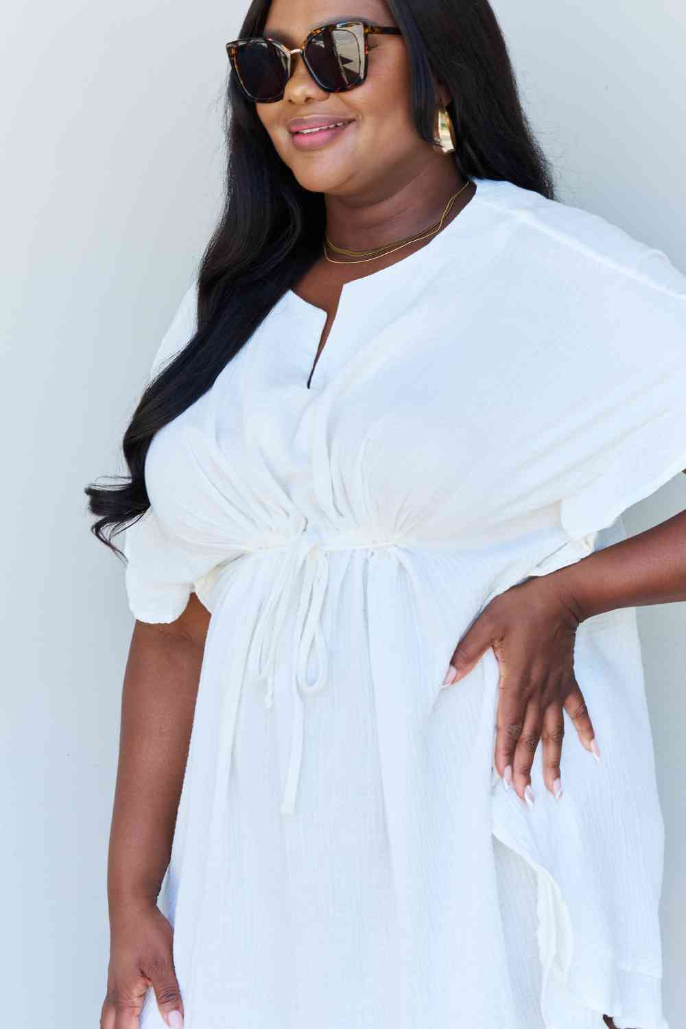Ninexis Ruffle Hem Dress