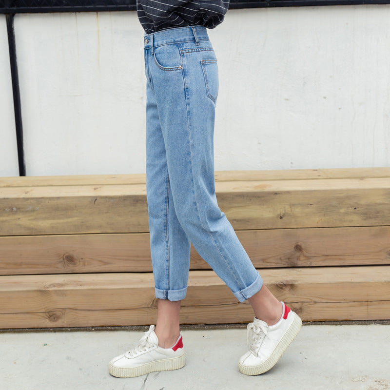 Slim High Waist Women's Jeans