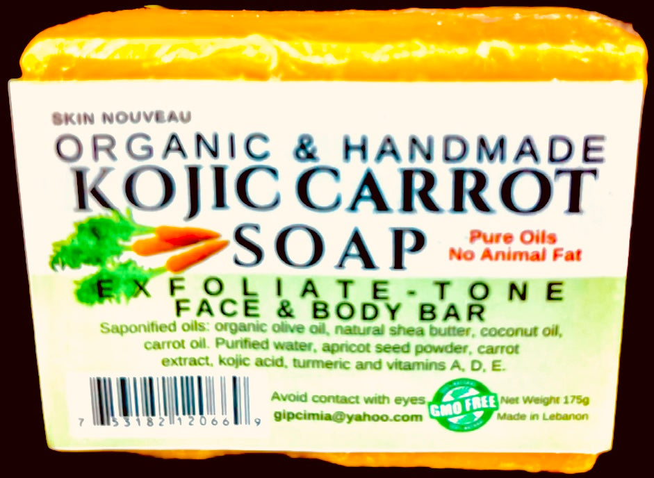 Organic & Handmade Kojic Carrot Soap | Skin Nouveau