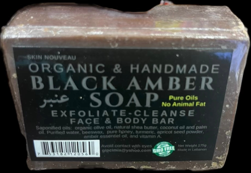 Organic & Handmade Black Amber Soap | Skin Nouveau.