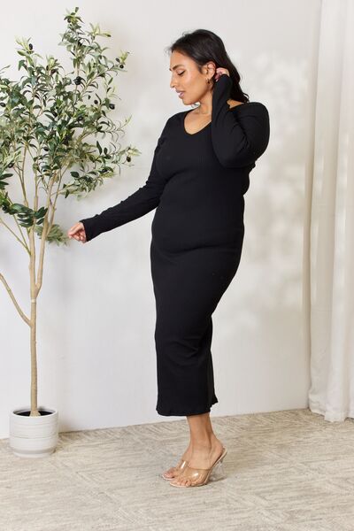 Culture Code Midi Slit Dress
